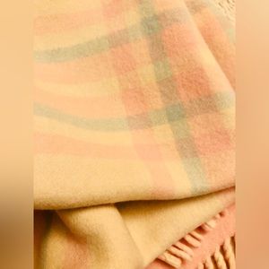 Vintage Lord & Taylor’s Children’s Plaid Wool Throw Blanket